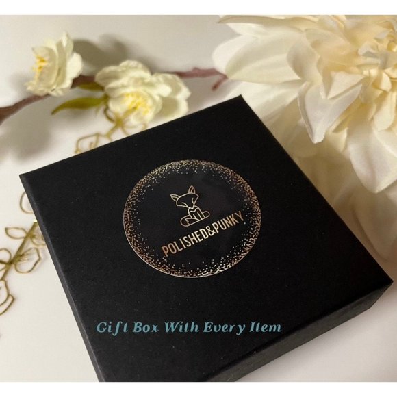 14kt Gold plated Red Maple Leaf Earrings ~ leaf earrings ~ in Gift Box - Picture 2 of 2